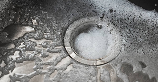 Sink draining