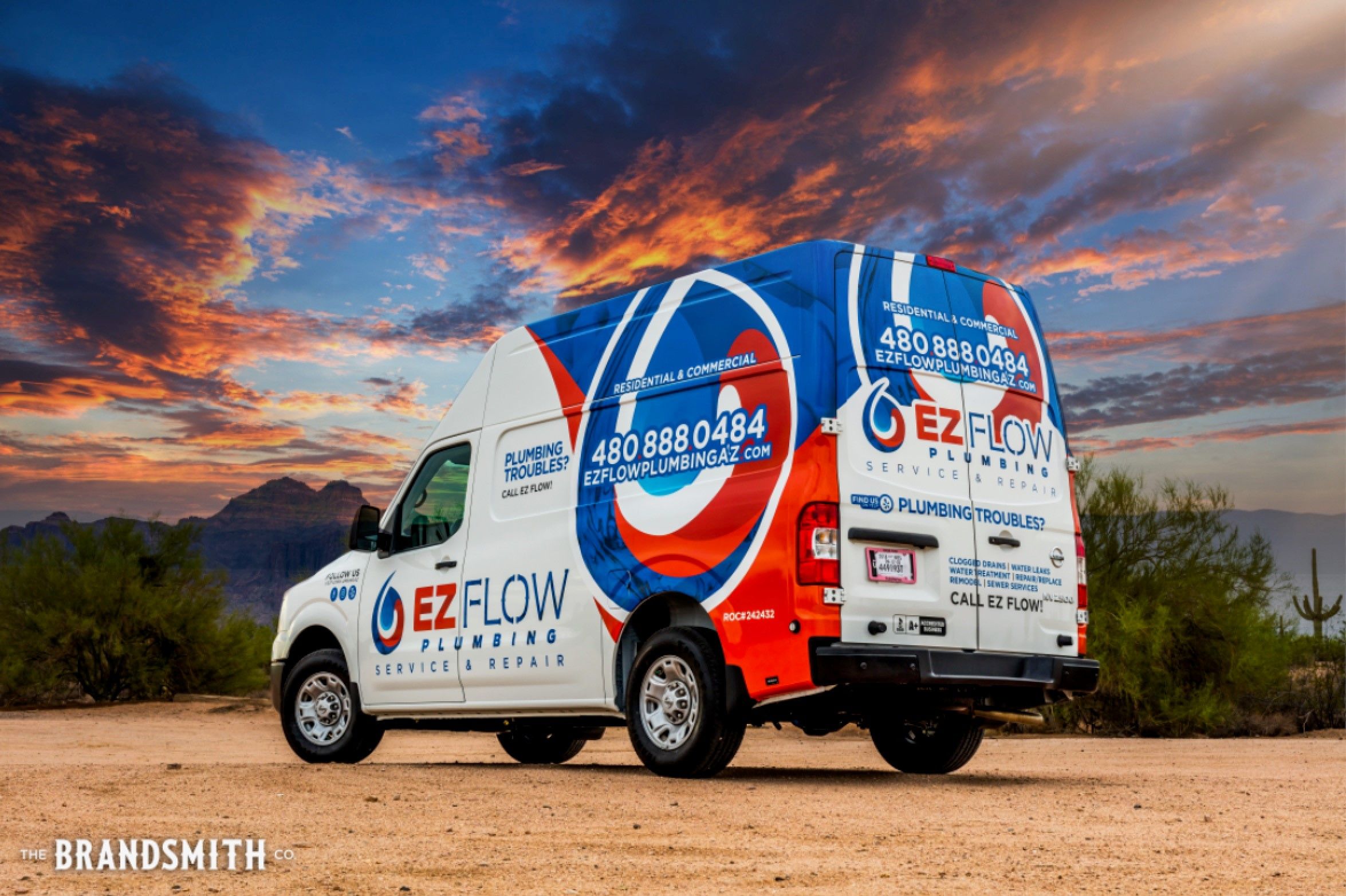 EZ Flow Plumbing Service Truck in Chandler, AZ